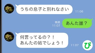 【LINE】義母「息子と別れろ」突然連絡がきた→私「あんた誰？」義母「あんたの姑よ！！」私「あんた誰？w」ブチギレの義母だがその時私は義母と一緒で…w【スカッと修羅場】