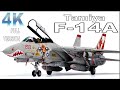 Tamiya F-14A Scale Model Aircraft Build Video (4K Full Version)