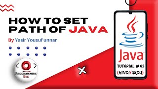 How To Set Java Environmental Path | Hindi / Urdu | Programming Eye