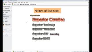 Superior ComSec - Nature of Business
