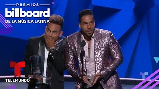 ‘Sobredosis’ de Romeo Santos y Ozuna ganan Canción Tropical del Año | Premios Billboard 2019