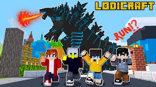 Protecting LODI ISLAND from a GODZILLA ATTACK in Minecraft! (TAGALOG)