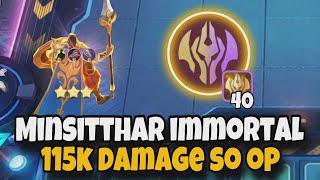 MINSITTHAR FULL 40 STACKS IMMORTAL SO OP | MAGIC CHESS MLBB