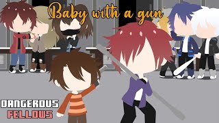 |Baby With a gun meme|Dangerous fellows| 🇺🇸 - 🇪🇸|Gacha Club|