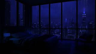 Rain Sounds for Sleep 🎶 Immerse Yourself in the Serenity of Rainy City Nights