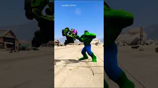 Hulkbuster vs Monster Hulk Fight | Who will win this battle ? 😱 #shorts