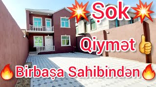 Birbaşa Sahibindən‼️Əlimyandi Satilir‼️2 Mərtəbə 4 Otaq Həyət Evi🏡