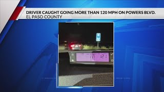 EPSO: Driver caught going more than 120 mph on Powers Boulevard