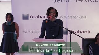 Cérémonie d'ouverture de la salle des marchés Orabank au Togo