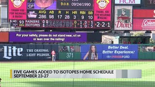 Albuquerque Isotopes adds new games to home schedule