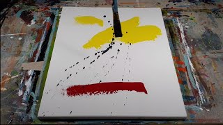 "Butterfly" Abstract painting Demonstration