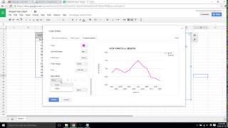 Add data labels to graph - Google sheets video26