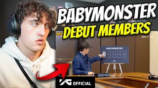 South African Reacts To BABYMONSTER - DEBUT MEMBER ANNOUNCEMENT VIDEO