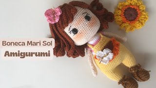 Boneca Mari Sol amigurumi passo-a-passo | Débora Travasso