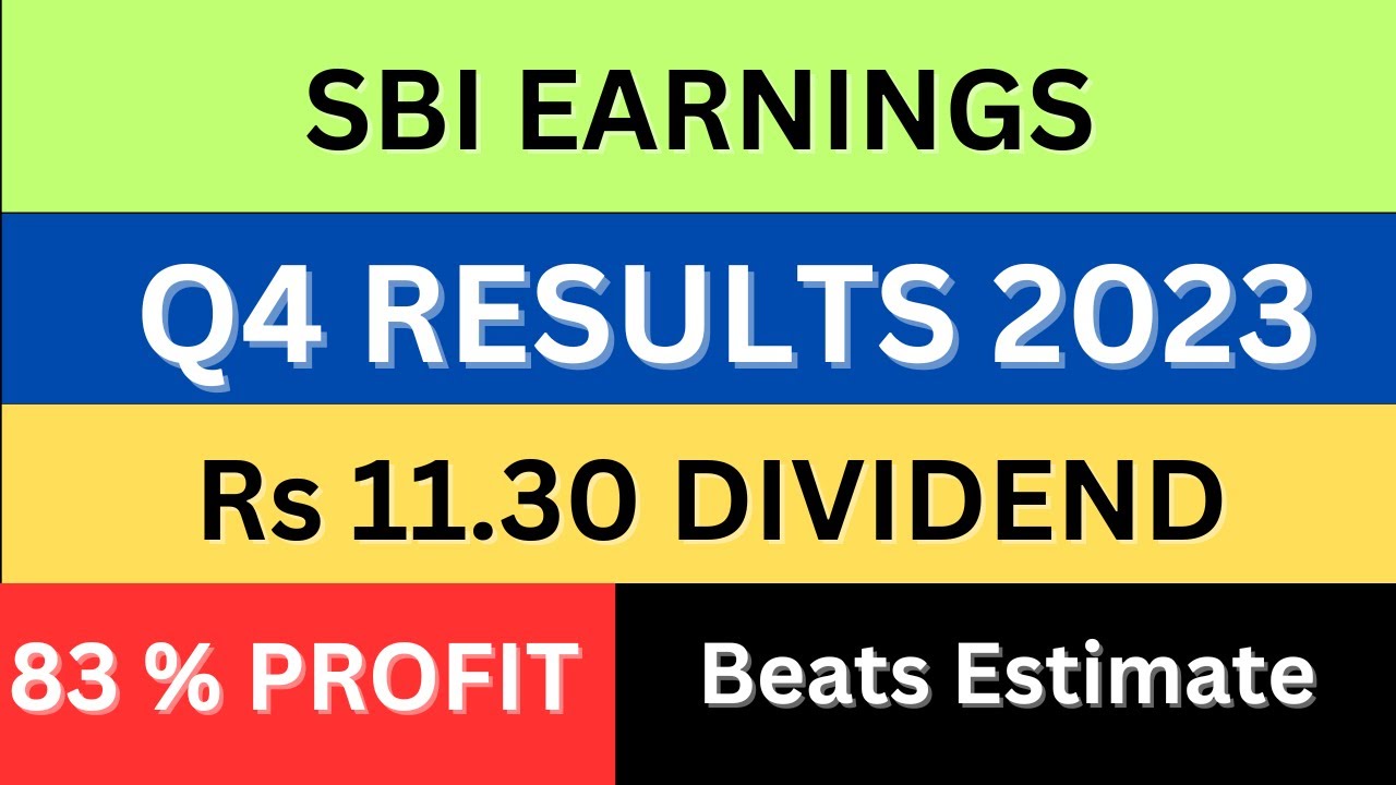 SBI Q4 Results 2023 | SBI Q4 Results | SBI Share Latest News | SBI ...