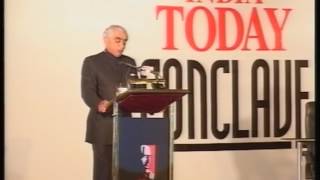 Jaswat Singh Speech At India Today Conclave 2002
