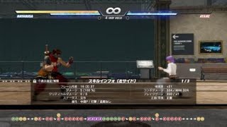 DOA6　ハヤブサ　即死コンボ　DEAD OR ALIVE6　HAYABUSA　100％DAMAGECOMBO