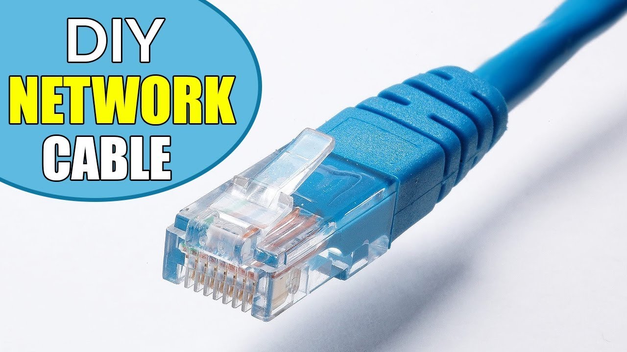 How To Make An Ethernet Network Cable EASY - YouTube