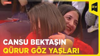 Türkiyəli atlet Cansu Bektaş İTV-də duyğulu anlar yaşadı