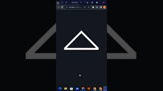 How to make triangle 📐 in CSS #shorts #viral #youtube #html #css #webdevelopment #shortsfeed