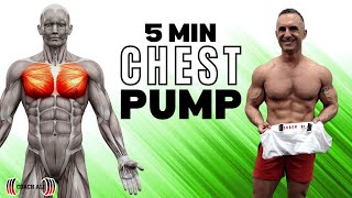 BIG PUMP 5 Minute Dumbbell Chest Workout.  Feel the burn chest workout with Coach Ali