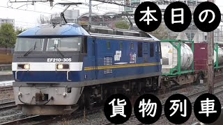 【本日の貨物列車】No.737　2022,7,24　第73番列車　Today‘s freight train