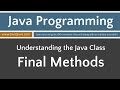 Learn Java Programming - Final Methods Tutorial