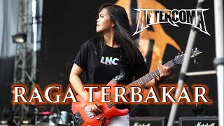 AFTERCOMA - RAGA TERBAKAR LIVE GUITAR CAM at IndieBash 2019 ( RISSA GEEZ CAM )