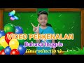 VIDEO PERKENALAN BAHASA INGGRIS KELAS 1 SD