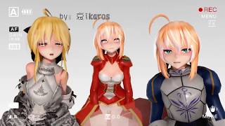 【fate/MMD】Saber Cute Moments|Fate Grand Order/Fate Zero【Everybody】