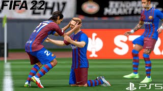FIFA 22 | BARCELONA vs PSV Ft. Ferran Torres, Cavani, | Europa Conference League | Gameplay PS5™