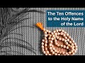 The Ten Offences to the Holy Name of the Lord