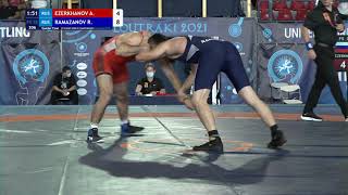 1/4 FS - 78 kg: A. EZERKHANOV (RUS) v. R. RAMAZANOV (RUS)