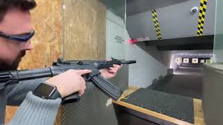 Tir avec un AR15 Smith \u0026 Wesson MP15 22lr avec silencieux !