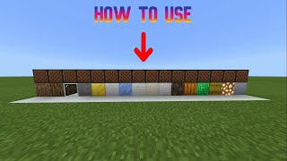(Minecraft bedrock Edition) Note Block Basics!