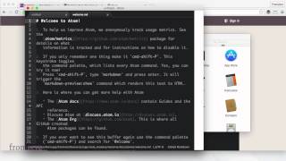 Installing Atom on Mac