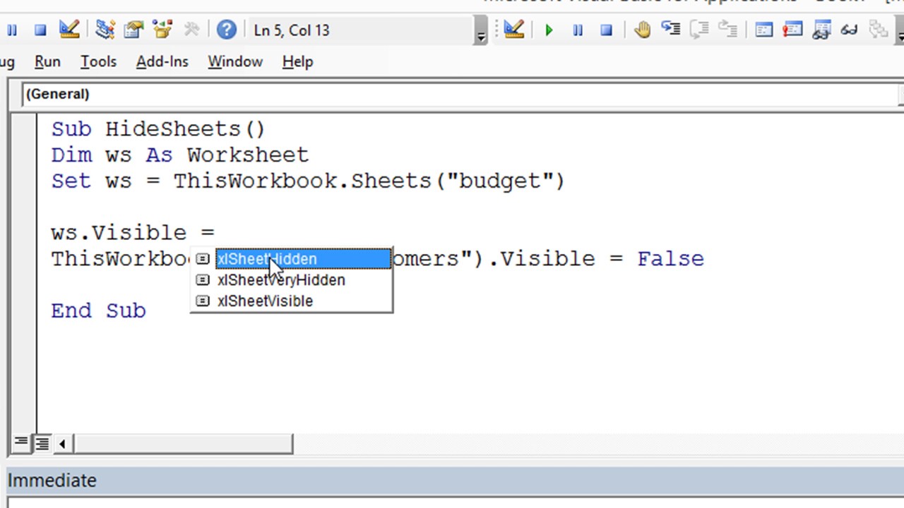 Hide Multiple Sheets In Excel VBA - ExcelVbaIsFun Quick Tips - YouTube