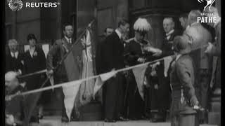 ROYAL: Borough of Ilford confers its Freedom and Duke of York (1929)