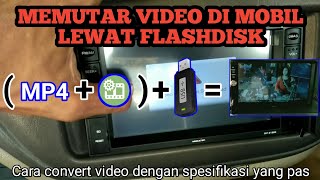 Cara memutar video di mobil dan dvd player | cara convert dan format video
