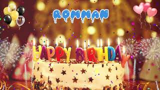 ROMMAN Birthday Song – Happy Birthday Romman