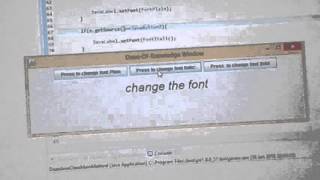Java Font GUI