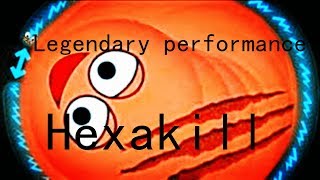 【Wormate.io】Legendary performance, Hexakill in few seconds, best gameplay in wormate.io