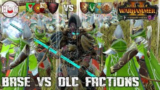 BASE VS DLC FACTIONS - Total War Warhammer 2 - Online Battle 465