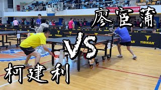 【113交大盃桌球錦標賽】男團柯建利 vs 廖宦蒲｜4K60