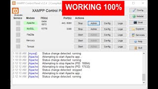 HOW FIXED XAMP SERVER PHPMYADMIN NOT WORKING