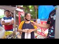 ahmedabad hardworking lady selling ragda panipuri with 5 different flavours of water rs. 30 only😱