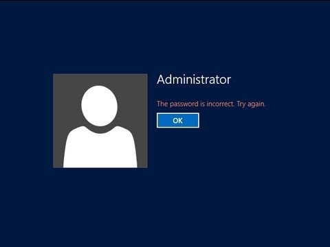 How to Reset Administrator Password Windows 2012 How to Reset Administrator Password Windows 2012