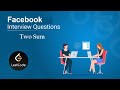 Two sum Leetcode problem solution in Python | Facebook Coding interview questions