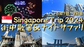 シンガポール旅　街中散策＆ナイトサファリ堪能！