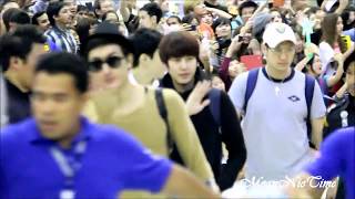 [Fancam] 121125 Super Junior \u0026 Shinee @ Suvarnabhumi Airport